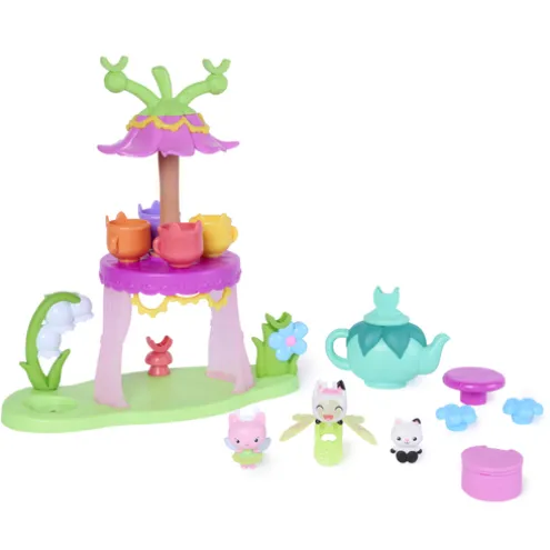 Gabby's Dollhouse Fairylandia Flutter-iffic Tea Party Playset