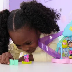 Gabby's Dollhouse Kitty Care Ear Purrfect Playroom Playset
