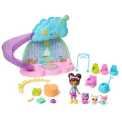 Gabby's Dollhouse Kitty Care Ear Purrfect Playroom Playset