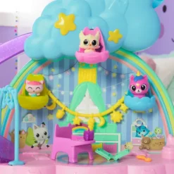 Gabby's Dollhouse Kitty Care Ear Purrfect Playroom Playset
