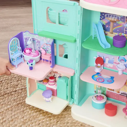 Gabby's Dollhouse Mercat Primp and Pamper Bathroom Playset