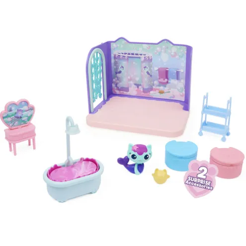 Gabby's Dollhouse Mercat Primp and Pamper Bathroom Playset