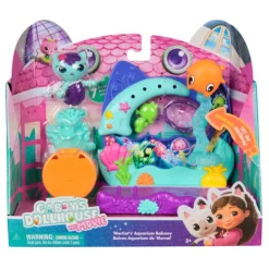 Gabby's Dollhouse Mercat's Aquarium Balcony Playset The Movie