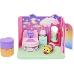Gabby's Dollhouse Pillow Cat Sweet Dreams Bedroom Playset