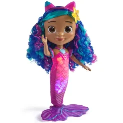 Gabby's Dollhouse Sing and Shine Mermaid Gabby Doll The Movie