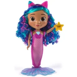 Gabby's Dollhouse Sing and Shine Mermaid Gabby Doll The Movie