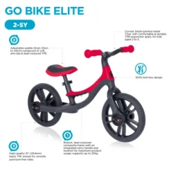 Globber 10 Inch Go Elite Balance Bike Navy Blue