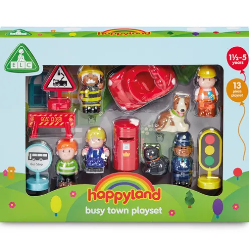 Happyland Busy Town Playset