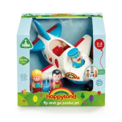Happyland Fly and Go Jumbo Jet Playset