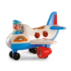 Happyland Fly and Go Jumbo Jet Playset
