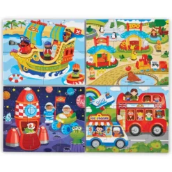Happyland 4 in 1 Puzzles
