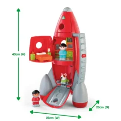 Happyland Lights And Sounds Lift-Off Rocket