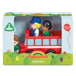 Happyland School Bus with Driver and Children Figures