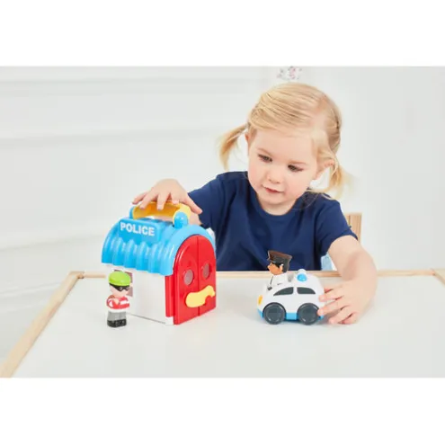 Happyland Take And Go Police Station Playset