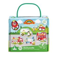 Happyland Vehicle 6 in 1 Jigsaw Puzzles