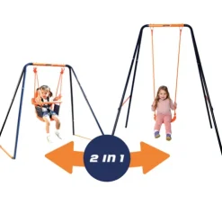 Hedstrom Deluxe 2 in 1 Swing Set