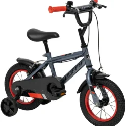 Huffy 12 Inch Pro Thunder Bike Charcoal Grey