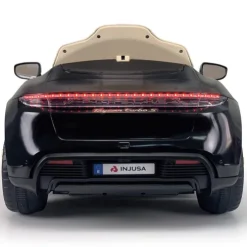 Injusa Porsche Taycan Turbo S 12V Black Electric Ride On Car