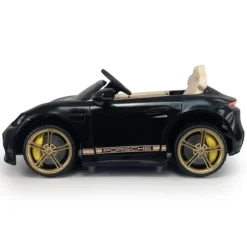 Injusa Porsche Taycan Turbo S 12V Black Electric Ride On Car