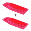 Kids Snow Sledge Twin Pack (Colours Vary)