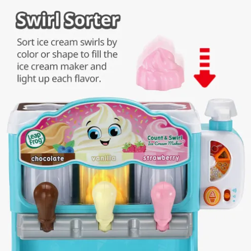 LeapFrog Count & Swirl Ice Cream Maker Learning Toy