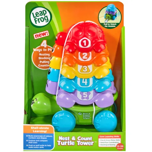 LeapFrog Nest & Count Turtle Tower