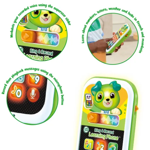 LeapFrog Scout's Ring & Record Learning Phone