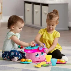 LeapFrog Shapes and Sharing Pink Picnic Basket