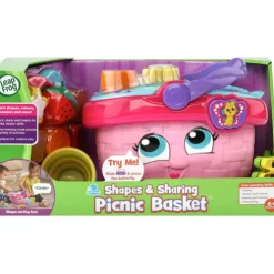 LeapFrog Shapes and Sharing Pink Picnic Basket