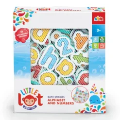 Little Lot Bathtime Alphabet and Number Stickies Bath Toy