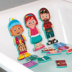 Little Lot Bathtime Dressing Up Stickies Bath Toy