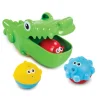 Little Lot Bathtime Scoop and Snap Crocodile Bath Toy