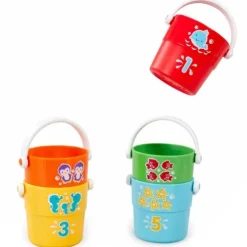 Little Lot Bathtime Scoop and Pour Buckets Bath Toy