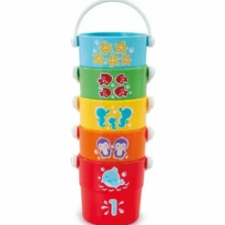 Little Lot Bathtime Scoop and Pour Buckets Bath Toy