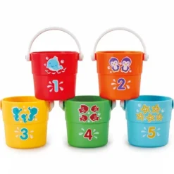 Little Lot Bathtime Scoop and Pour Buckets Bath Toy