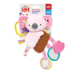 Little Lot Clip and Cling Sensory Koala Pram Toy