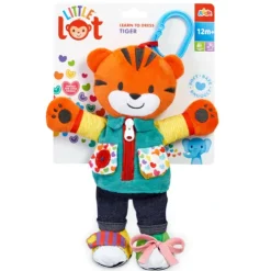 Little Lot Learn to Dress Tiger Pram Toy