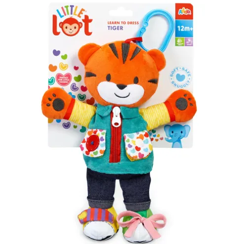 Little Lot Learn to Dress Tiger Pram Toy