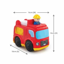 Little Lot Press & Go Fire Engine Rescue Vehicle