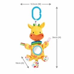 Little Lot Pull & Jiggle Giraffe Pram Toy