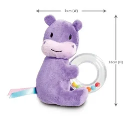 Little Lot Shake and Squeak Ring Rattle (Styles Vary)