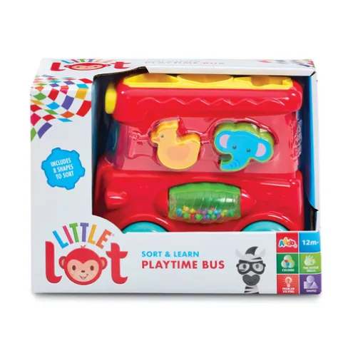 Little Lot Sort and Learn Playtime Bus Activity Toy