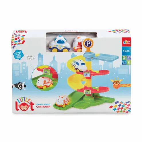 Little Lot Swirly Whirly Car Ramp Playset