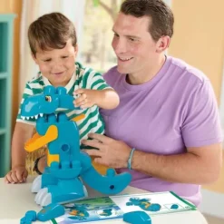Mega Bloks Build And Chomp Dinosaur T-Rex Block Building Set