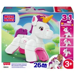 Mega Bloks Build and Enchant Unicorn Building Set