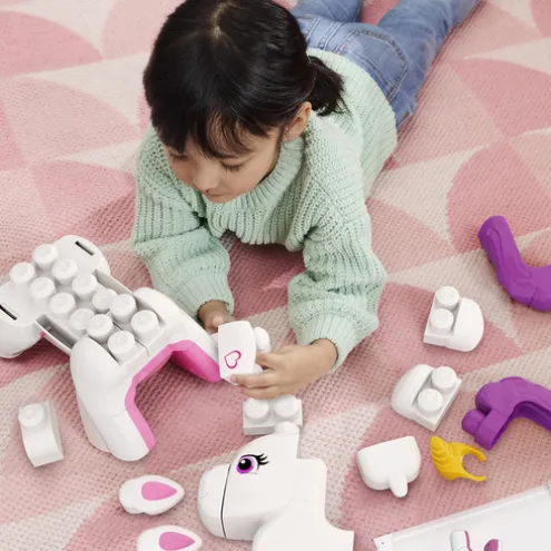 Mega Bloks Build and Enchant Unicorn Building Set