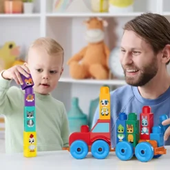 Mega Bloks Build and Match Animal Tractor Building Set
