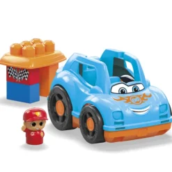 Mega Bloks First Builders Ricky Race Car Building Set