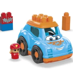 Mega Bloks First Builders Ricky Race Car Building Set