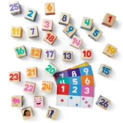 Melissa and Doug Ms. Rachel Wooden Learning Blocks